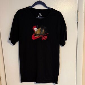 Nike SB Dri-Fit Men's Black Rooster Tee